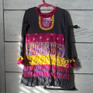 Jelly the Pug, girls sz 6, dress and matching leggings